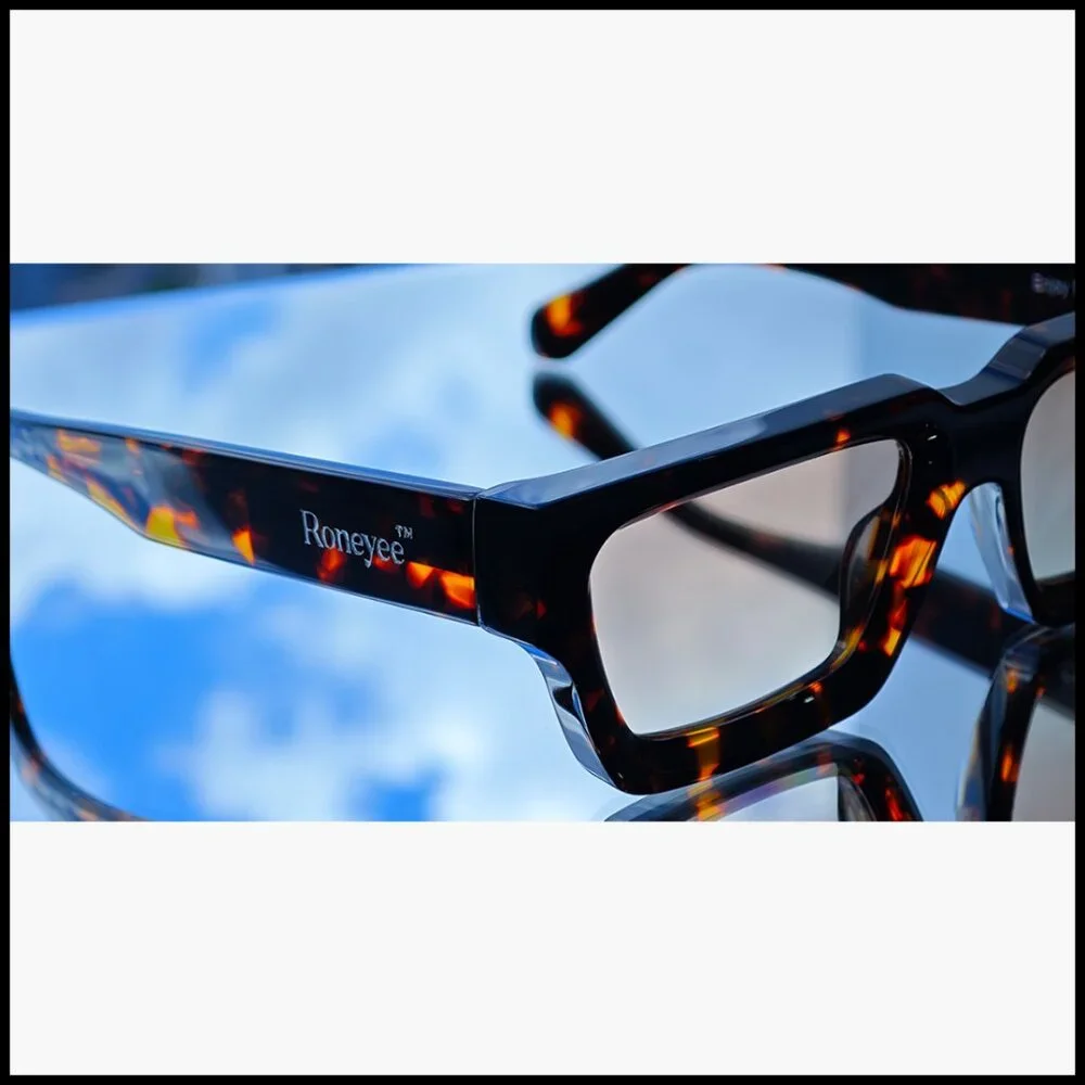 Acetate Frame Sunglasses with UV Protection Nylon Lens Retro Unisex